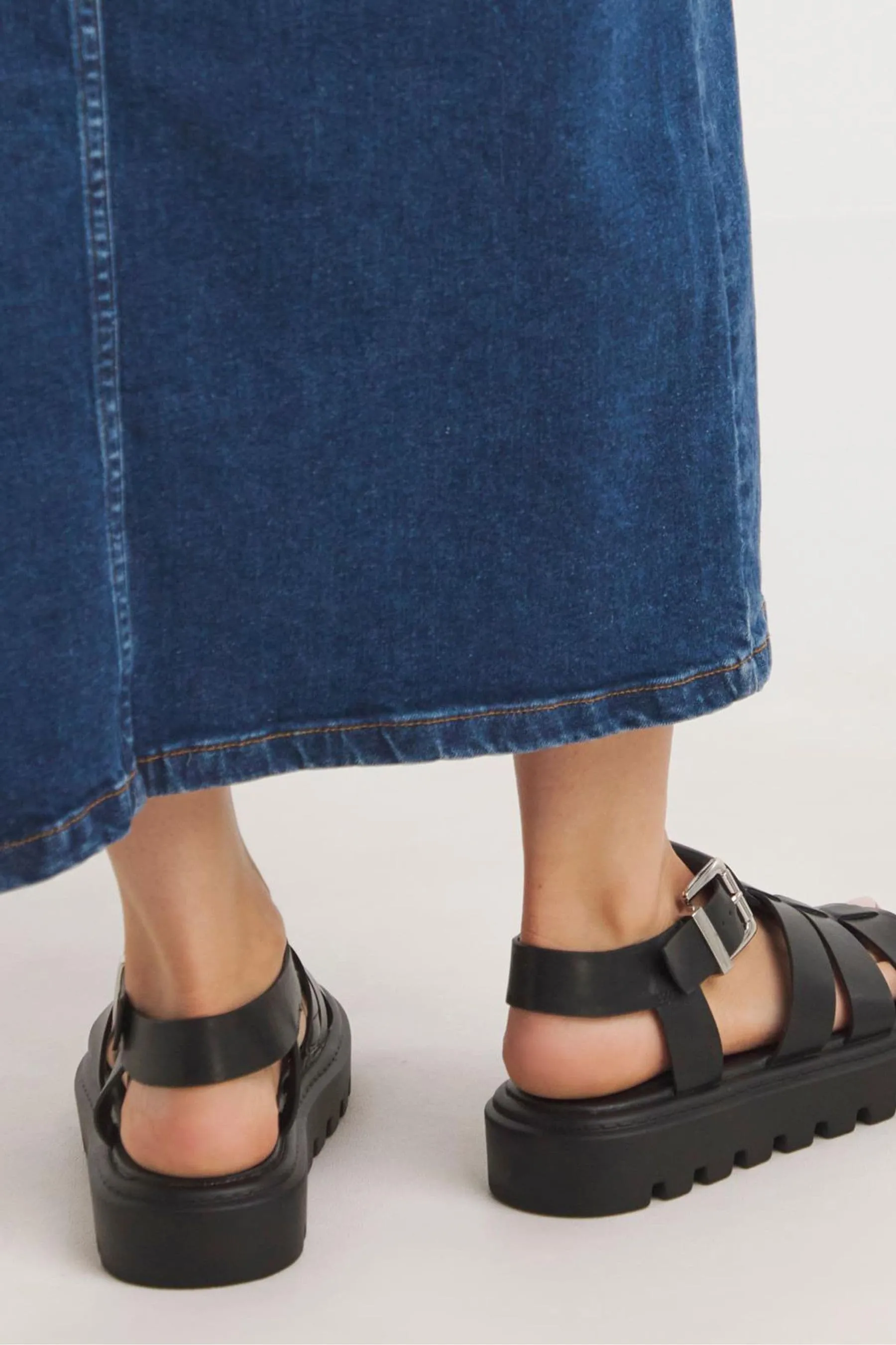 Simply Be - Sandali con suola spessa e tomaia stile pescatore