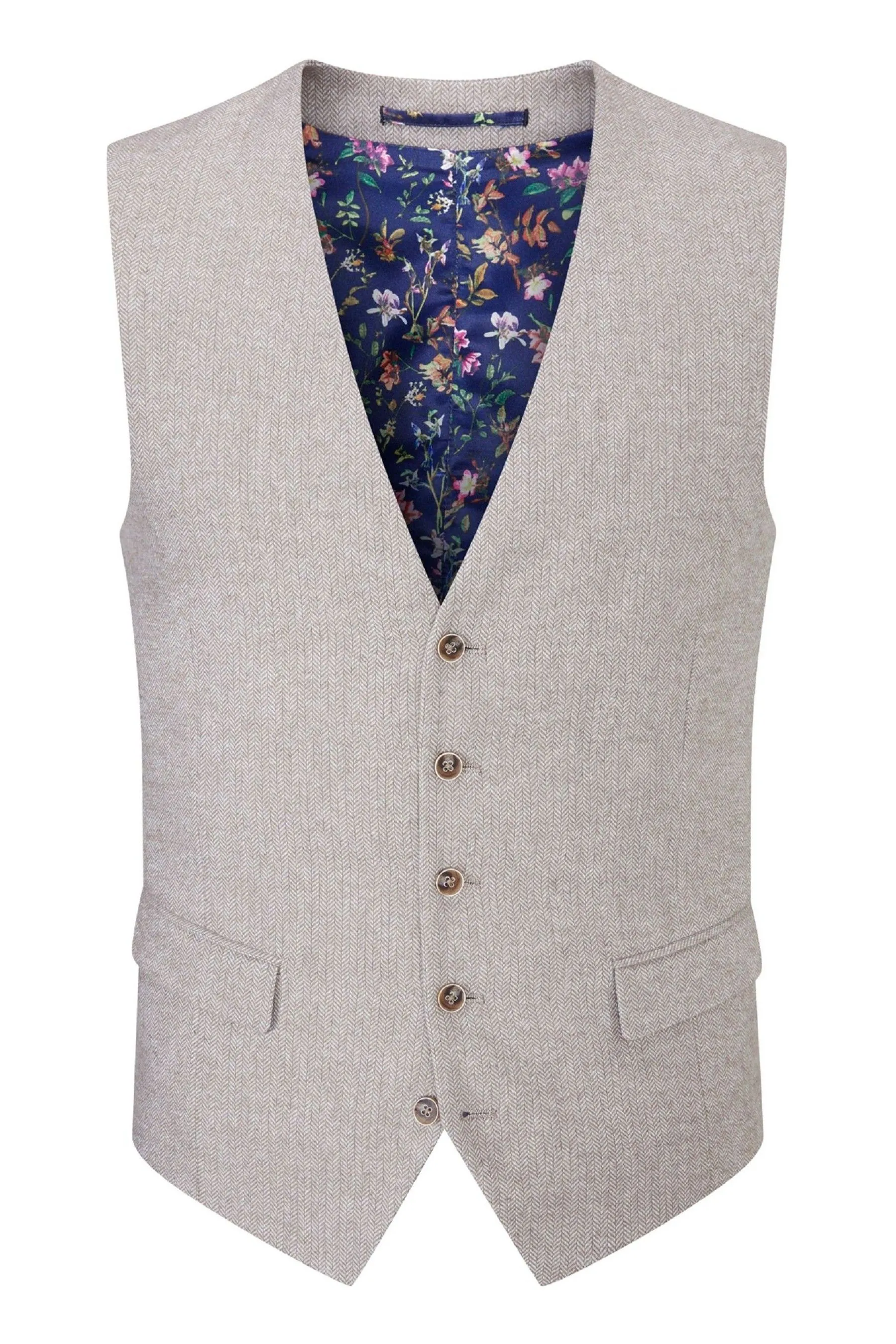 Skopes - Jude - Gilet da Vestibilità sartoriale da completo in tweed