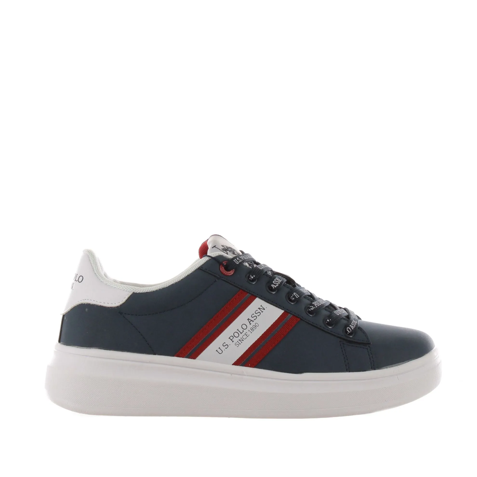 Sneaker in nabuk con lacci logati