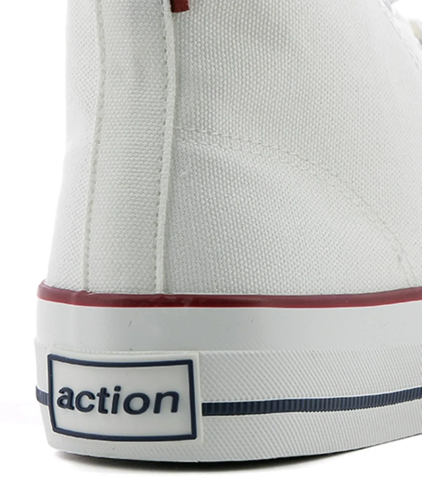 Sneakers alte bianche con lacci