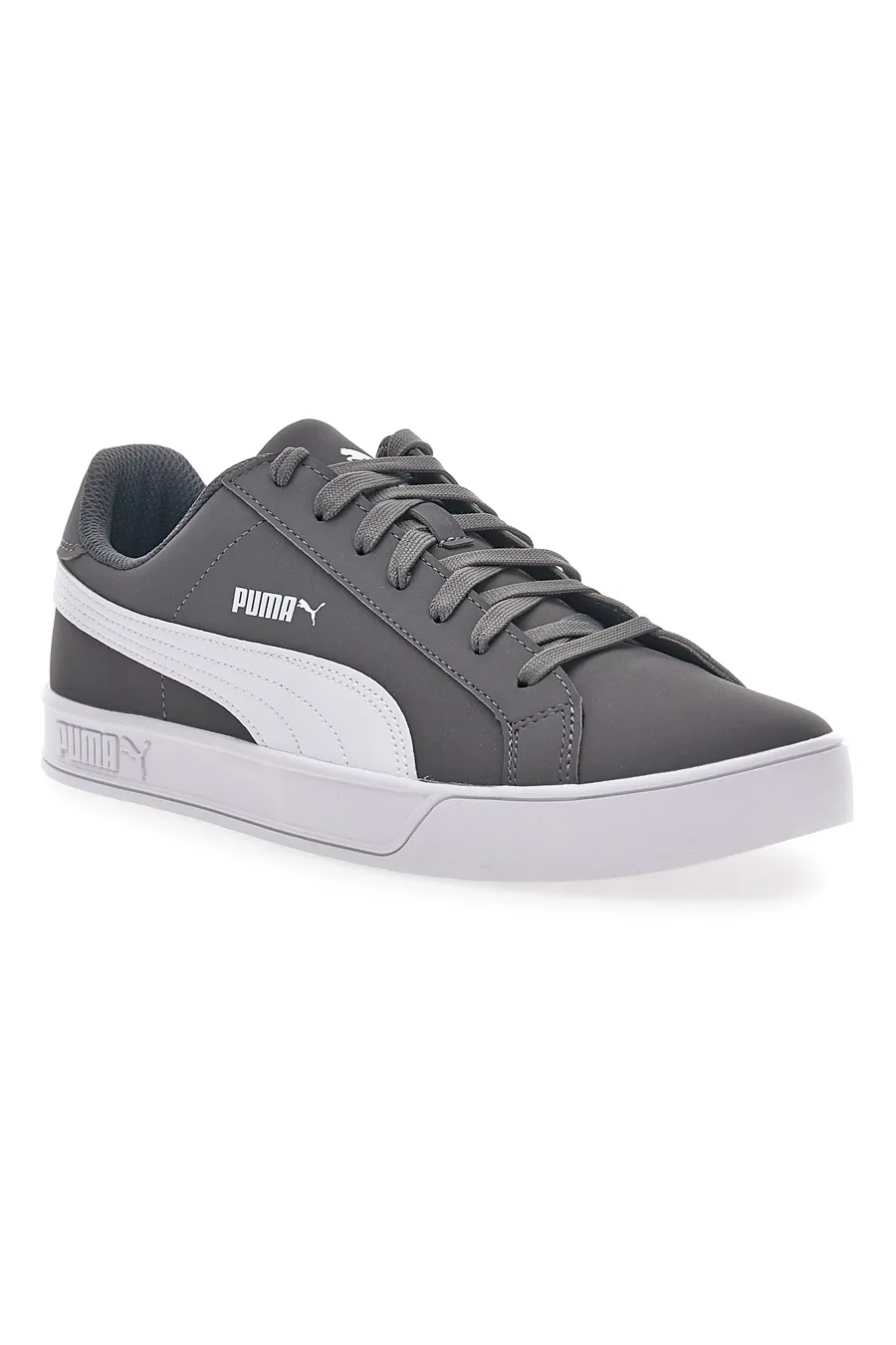 Sneakers Grigie con Lacci Puma Smash Vulc