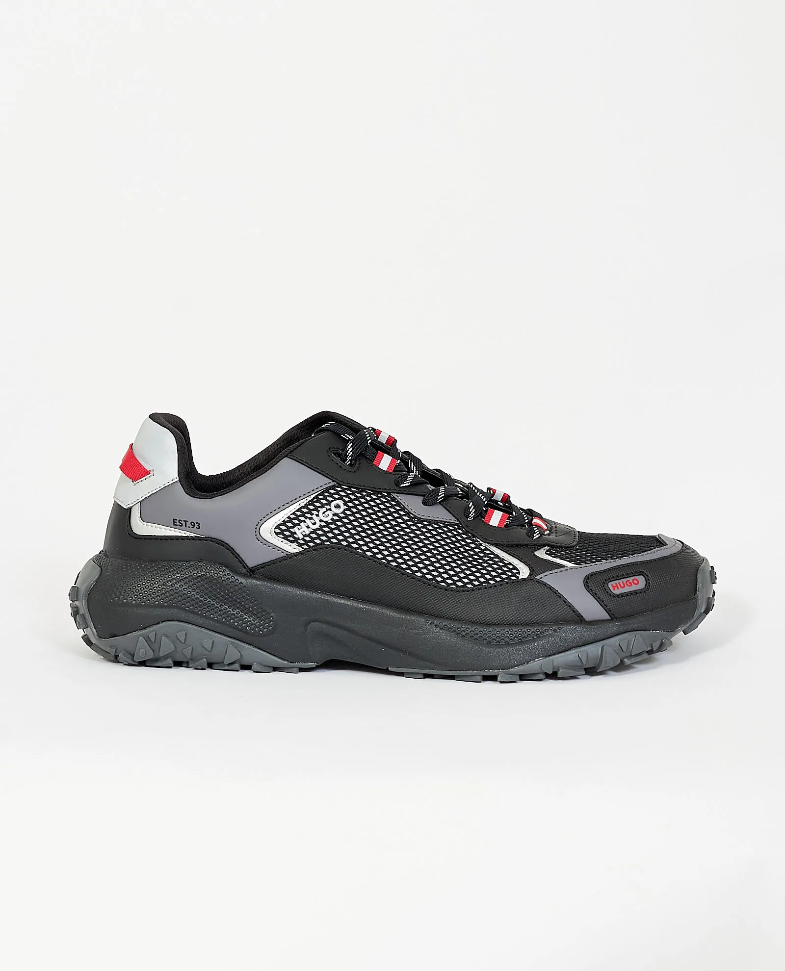 Sneakers Hugo low-top con stringhe bicolore
