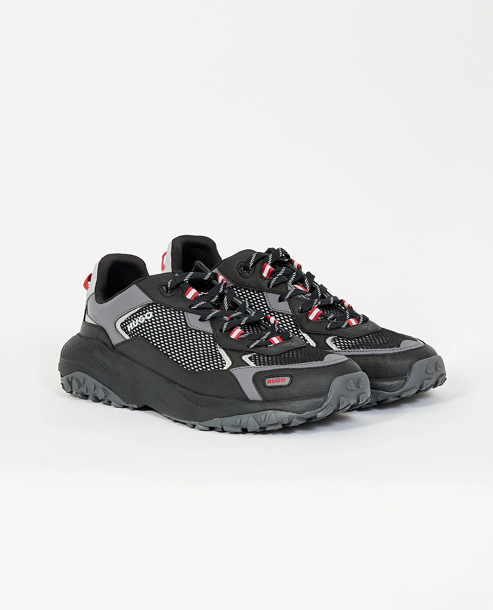 Sneakers Hugo low-top con stringhe bicolore