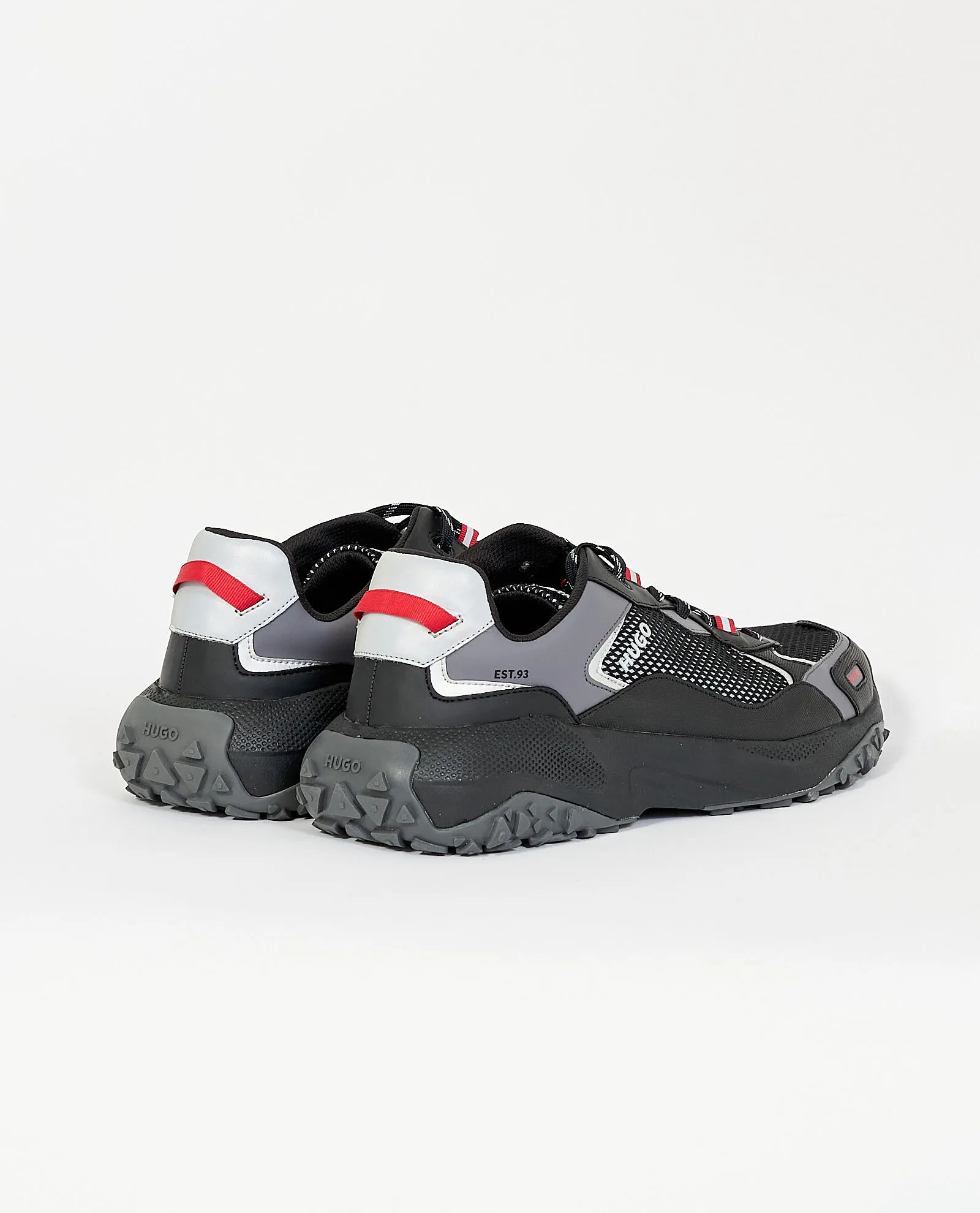 Sneakers Hugo low-top con stringhe bicolore