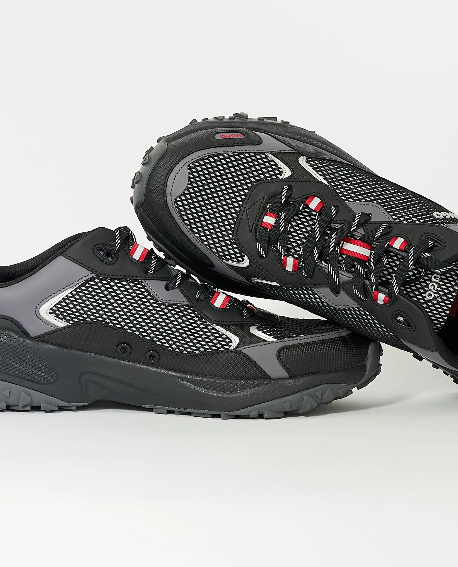 Sneakers Hugo low-top con stringhe bicolore