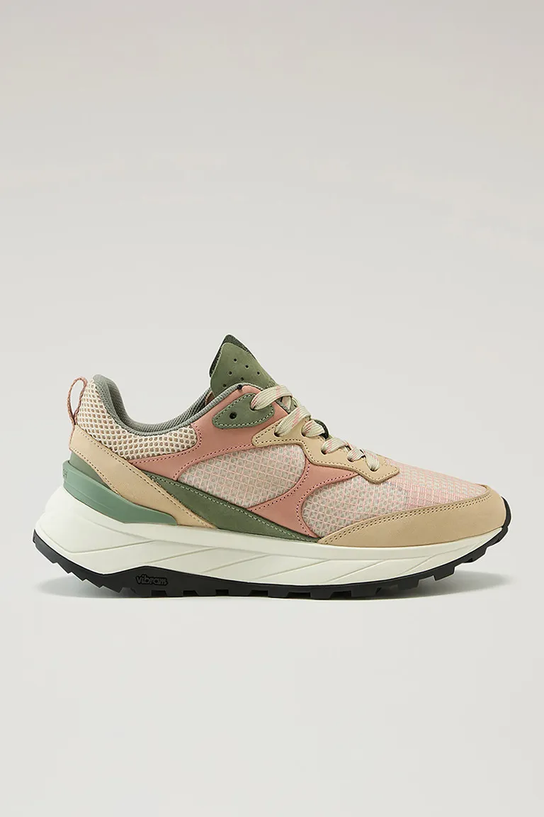 Sneakers Running in tessuto Ripstop e nabuk                                                                                     
