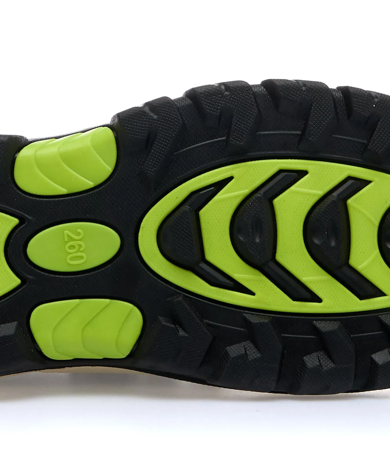Sneakers uomo verdi da trekking con lacci