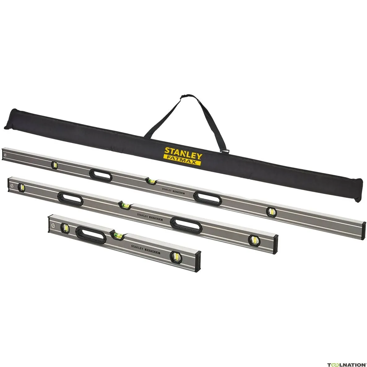 Stanley XTHT0-43119 Set di livelle a bolla d'aria 4 pezzi - 60, 120 e 180 cm incl. custodia