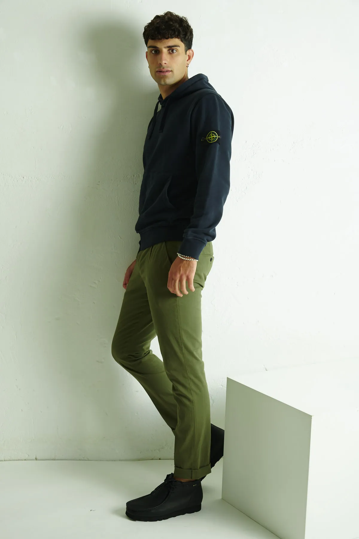 STONE ISLAND Felpa con cappuccio