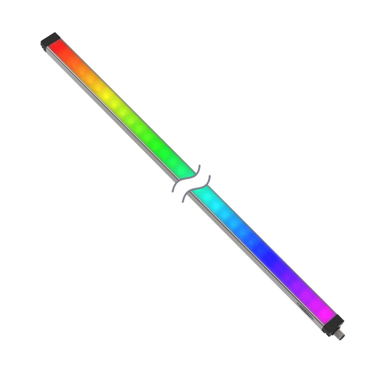 Striscia LED Banner, 608mm, 18 → 30V cc, col. Blu, verde, rosso, bianco