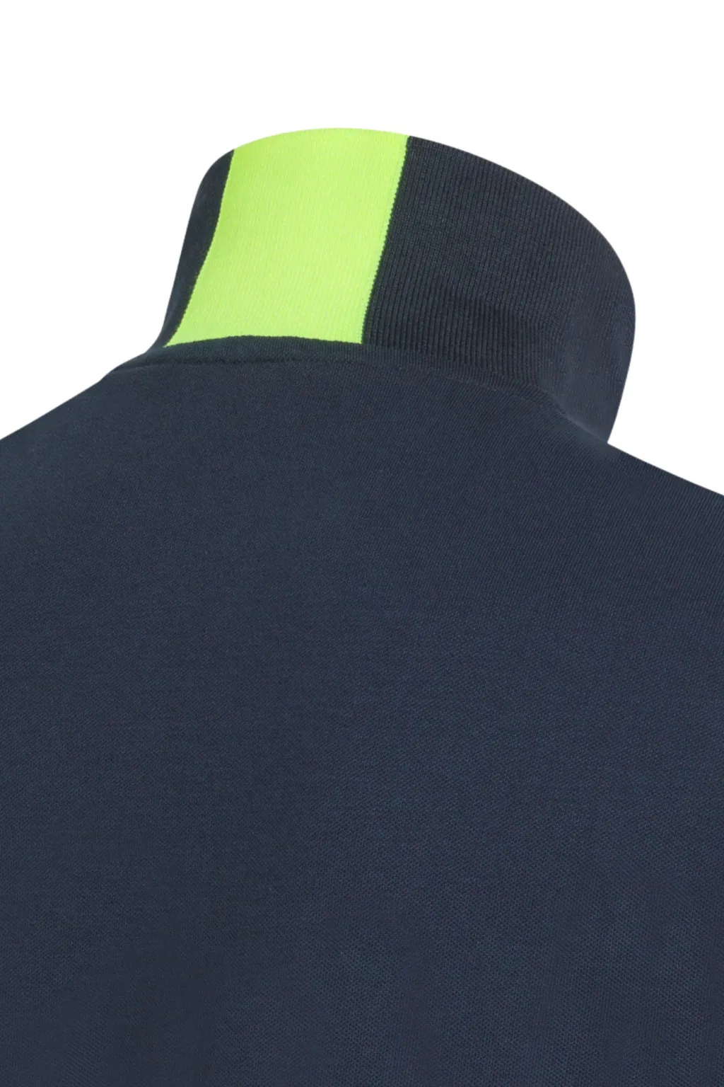 SUN 68 POLO LOGO FLUO A34122 NAVY BLUE