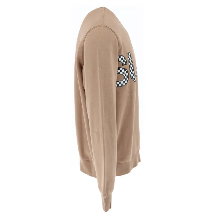 Sun68 felpa beige in cotone   
