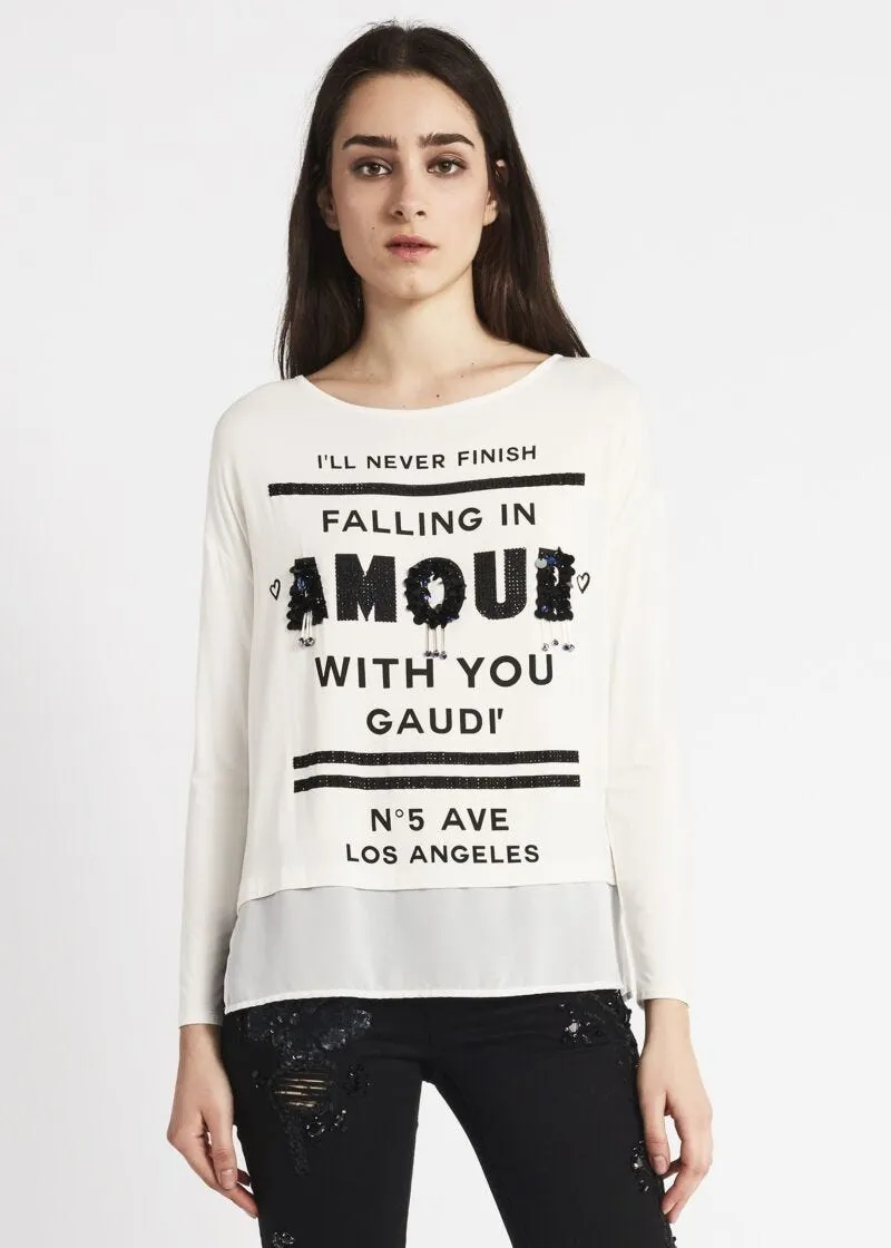 T-shirt dalla linea boxy