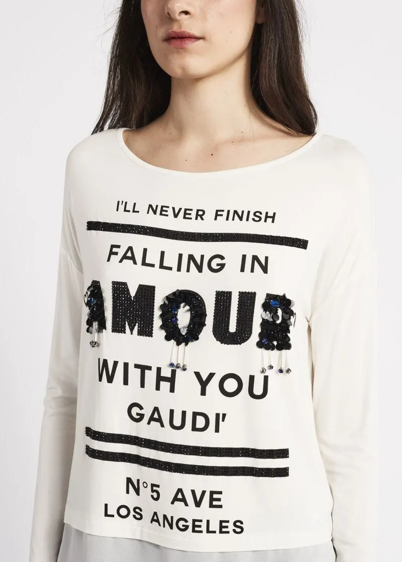 T-shirt dalla linea boxy