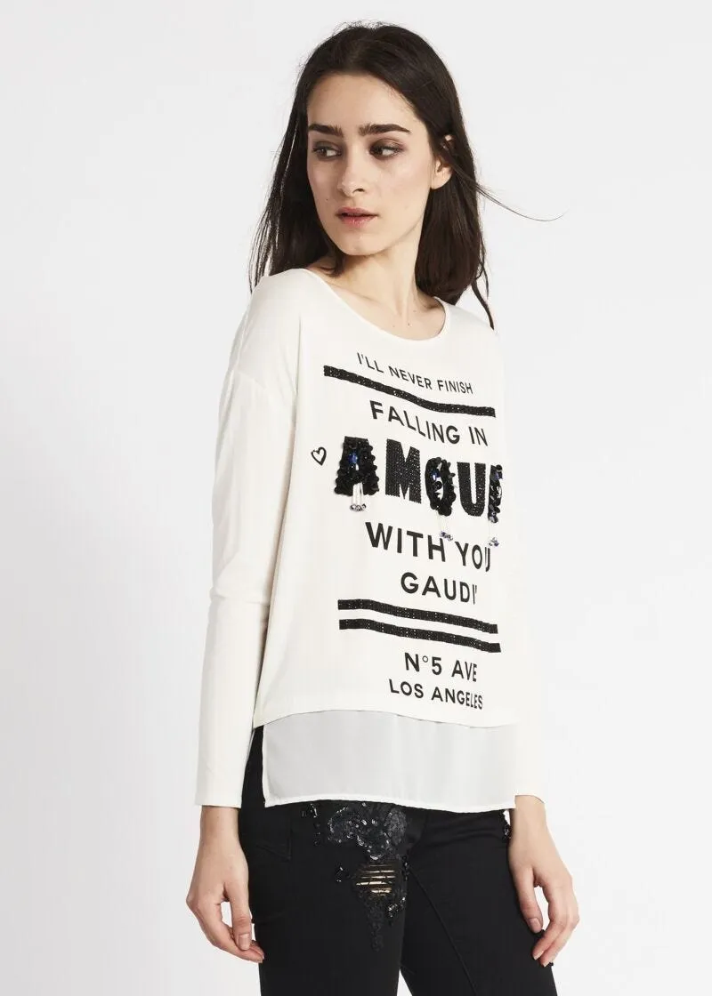T-shirt dalla linea boxy