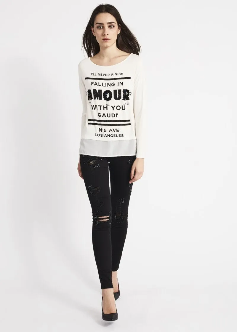 T-shirt dalla linea boxy