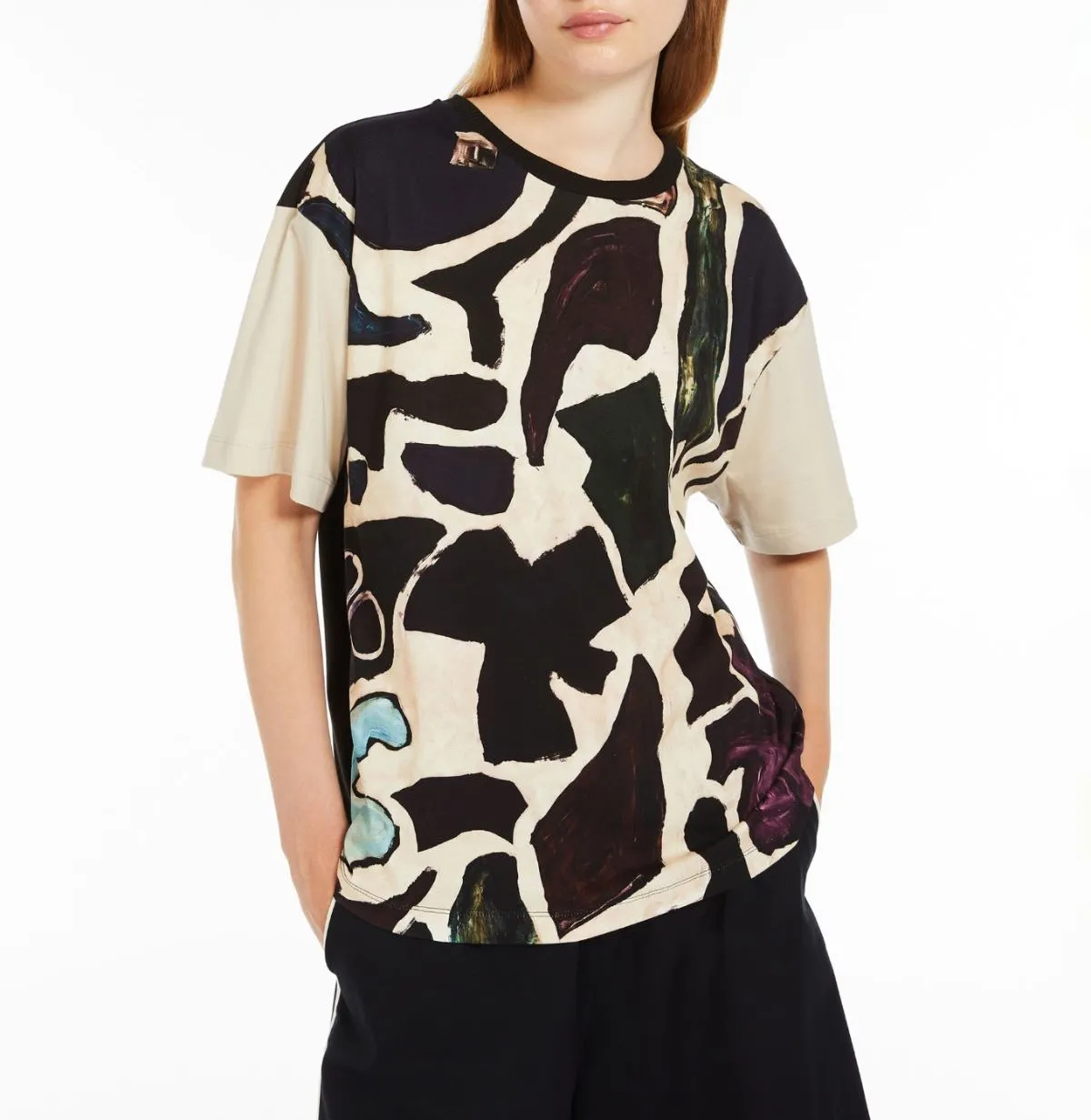 T-shirt in jersey di cotone