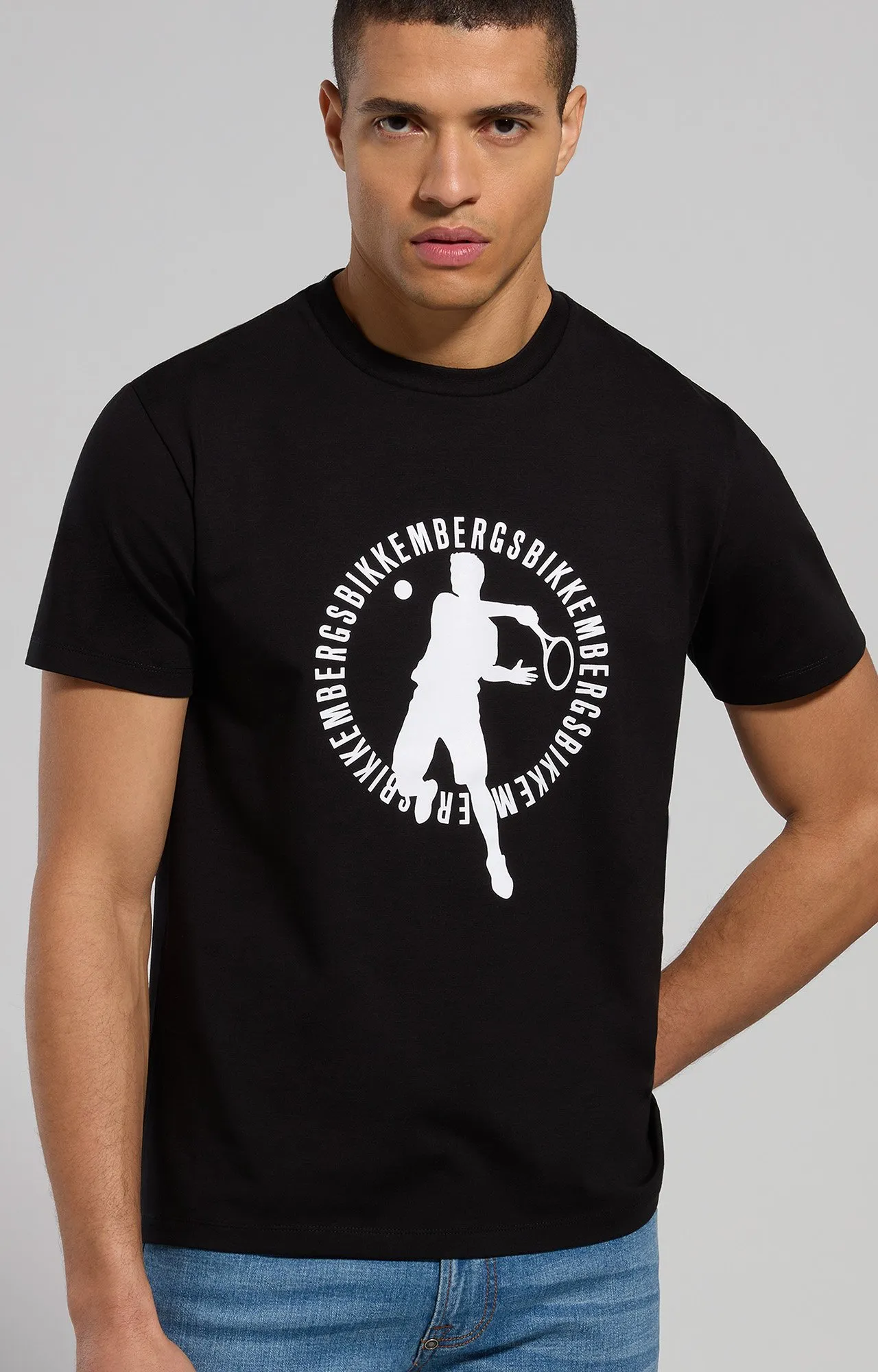 T-shirt uomo in jersey stretch