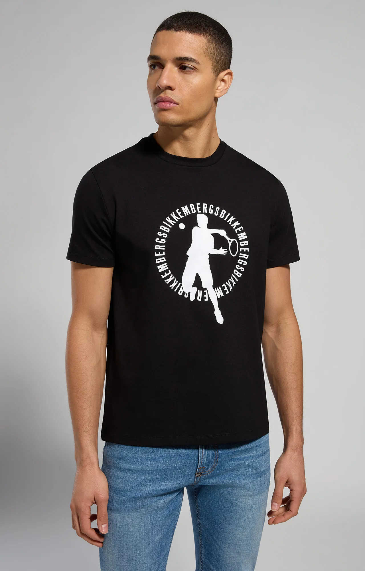T-shirt uomo in jersey stretch