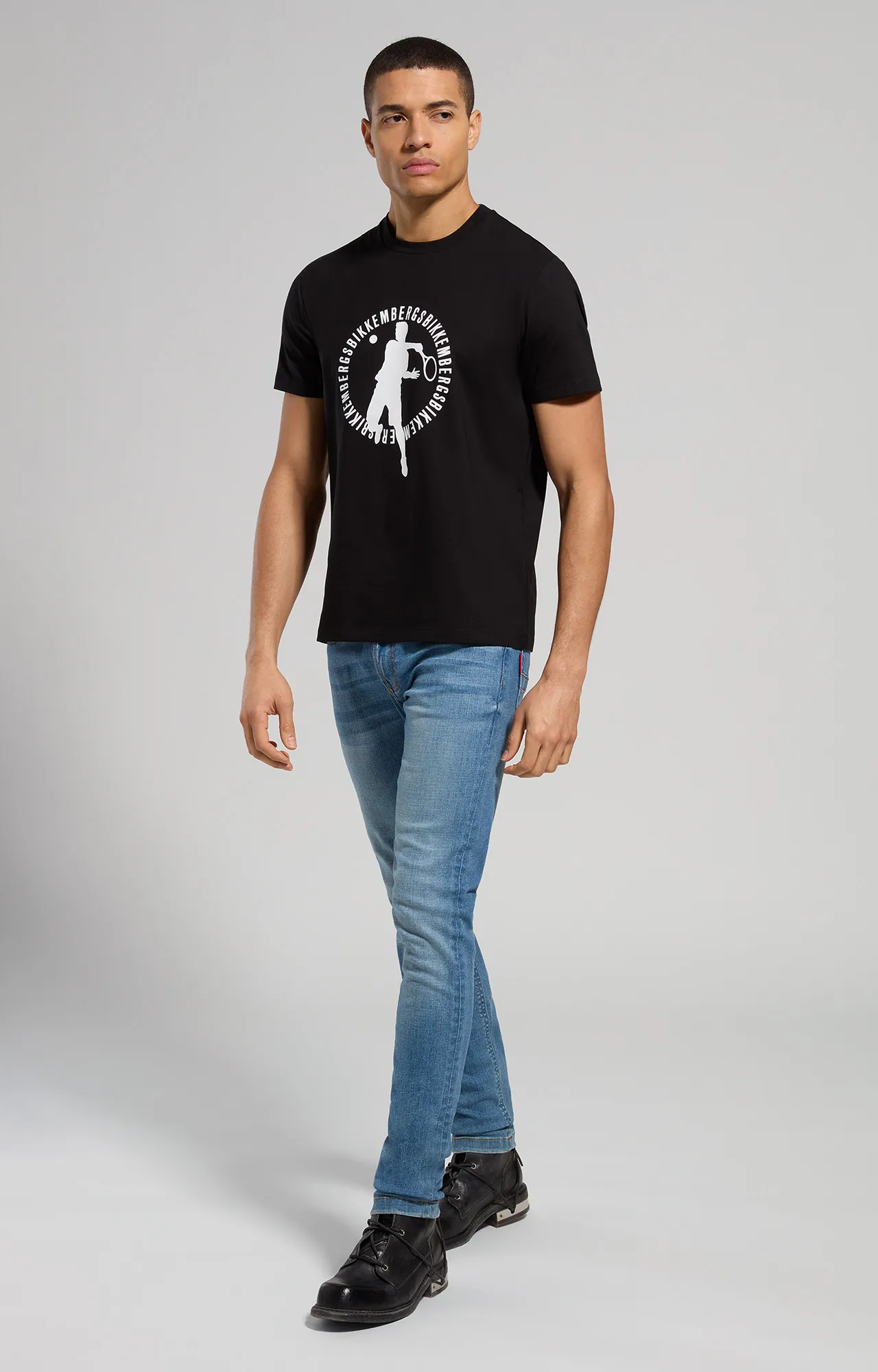 T-shirt uomo in jersey stretch