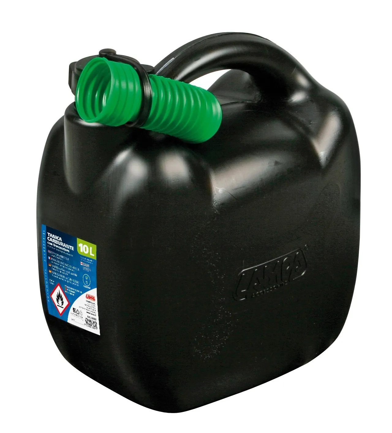 Tanica carburante omologata con travasatore 10 Litri