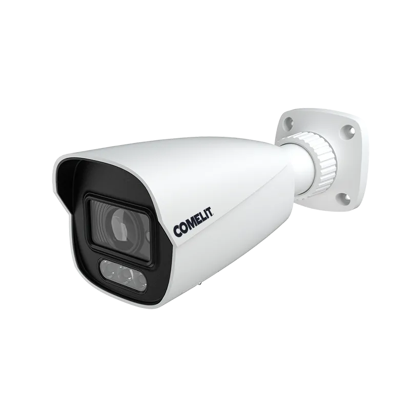 Telecamera IP 4MP Bullet Con Ottica Fissa Da 2,8mm IP67 - COMELIT IPBCAMN04FCUA 