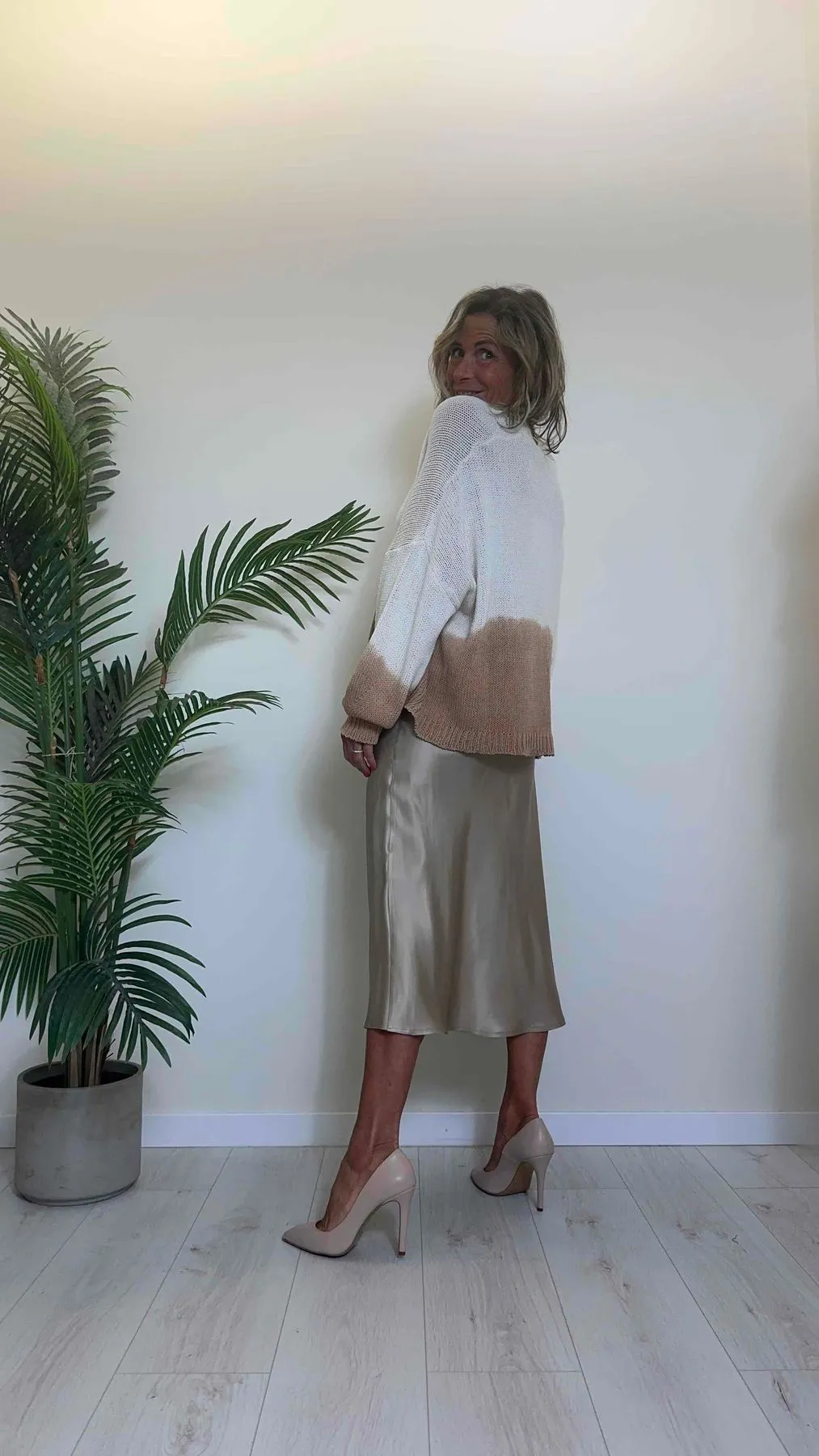 TENSIONE IN - 1240106 - CARDIGAN COTONE BICOLOR CON TASCHE