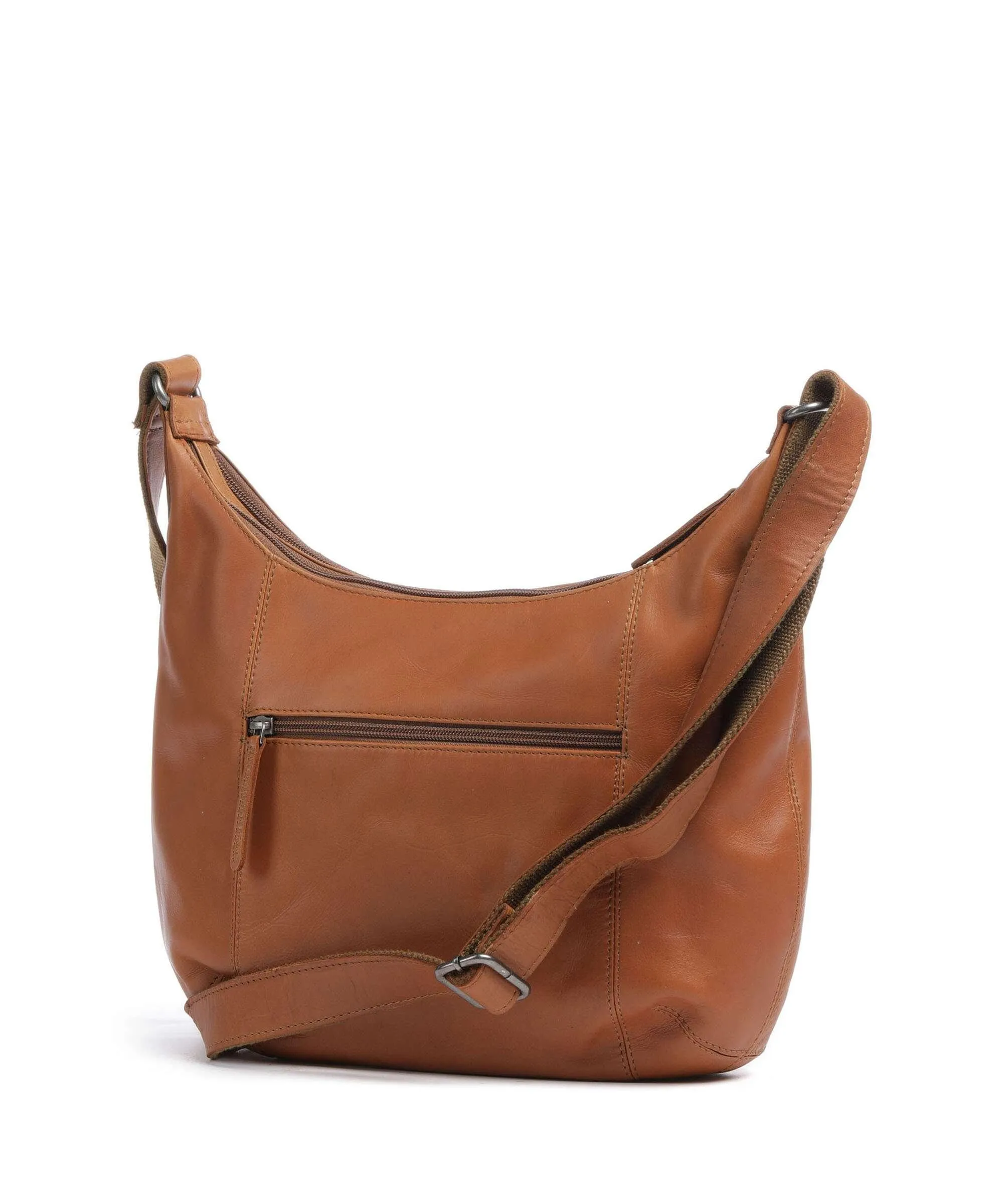  The Chesterfield Brand Cow Wax Pull Up Arlette Borsa hobo pelle a grana fine cognac  