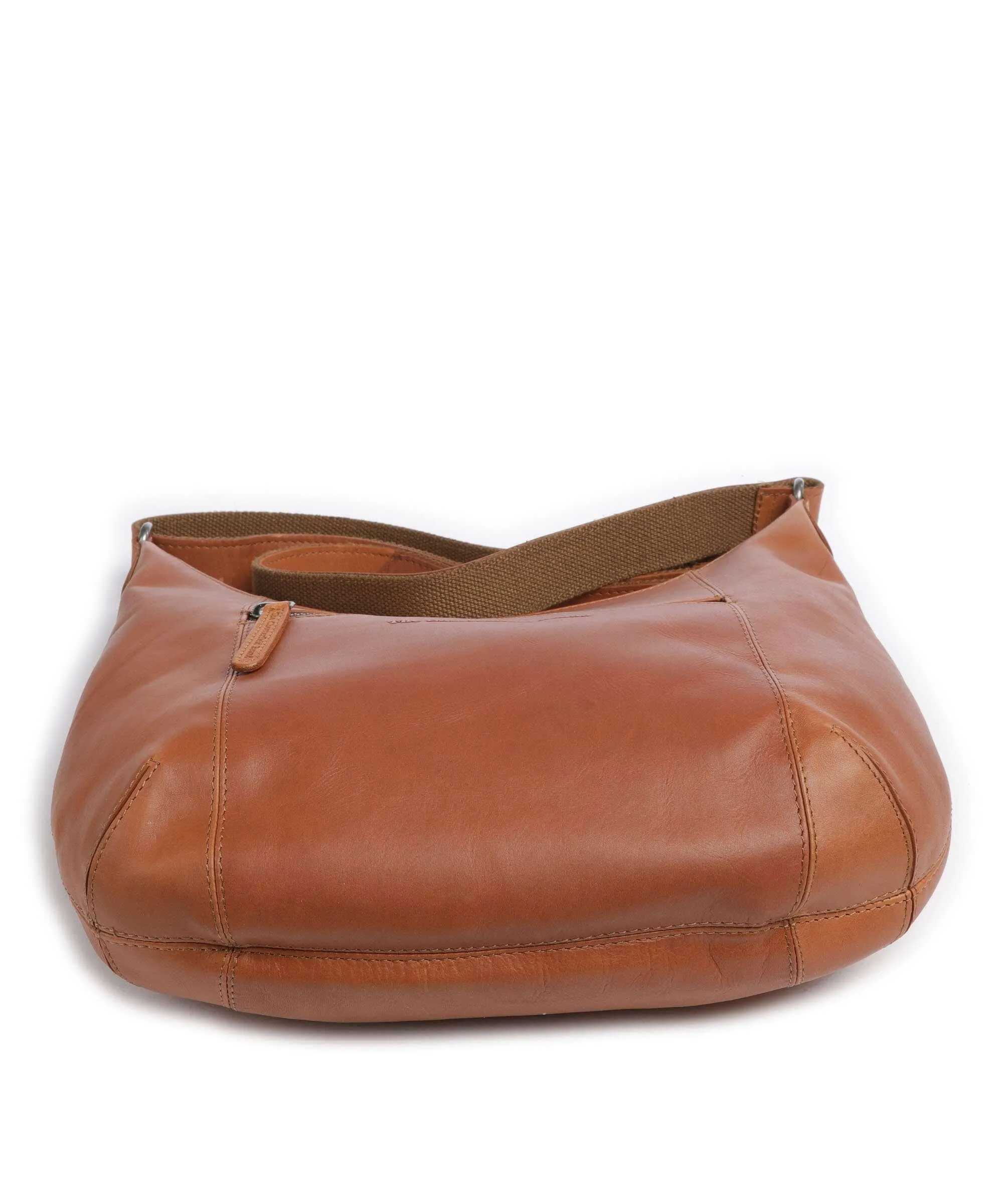  The Chesterfield Brand Cow Wax Pull Up Arlette Borsa hobo pelle a grana fine cognac  