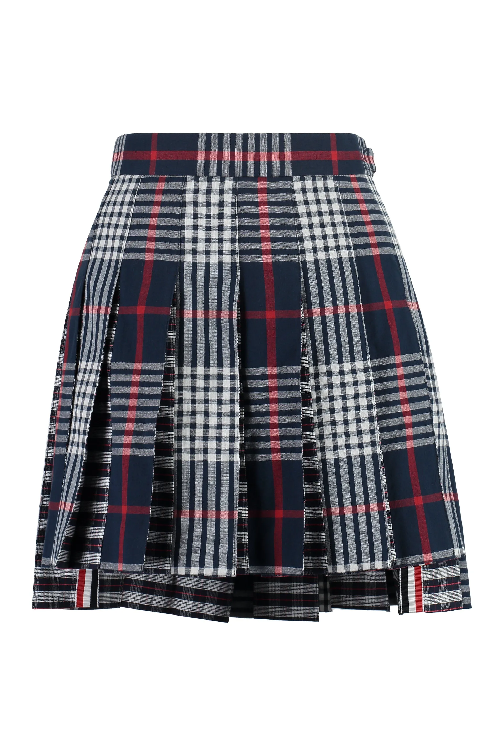 Thom Browne Minigonna a pieghe
