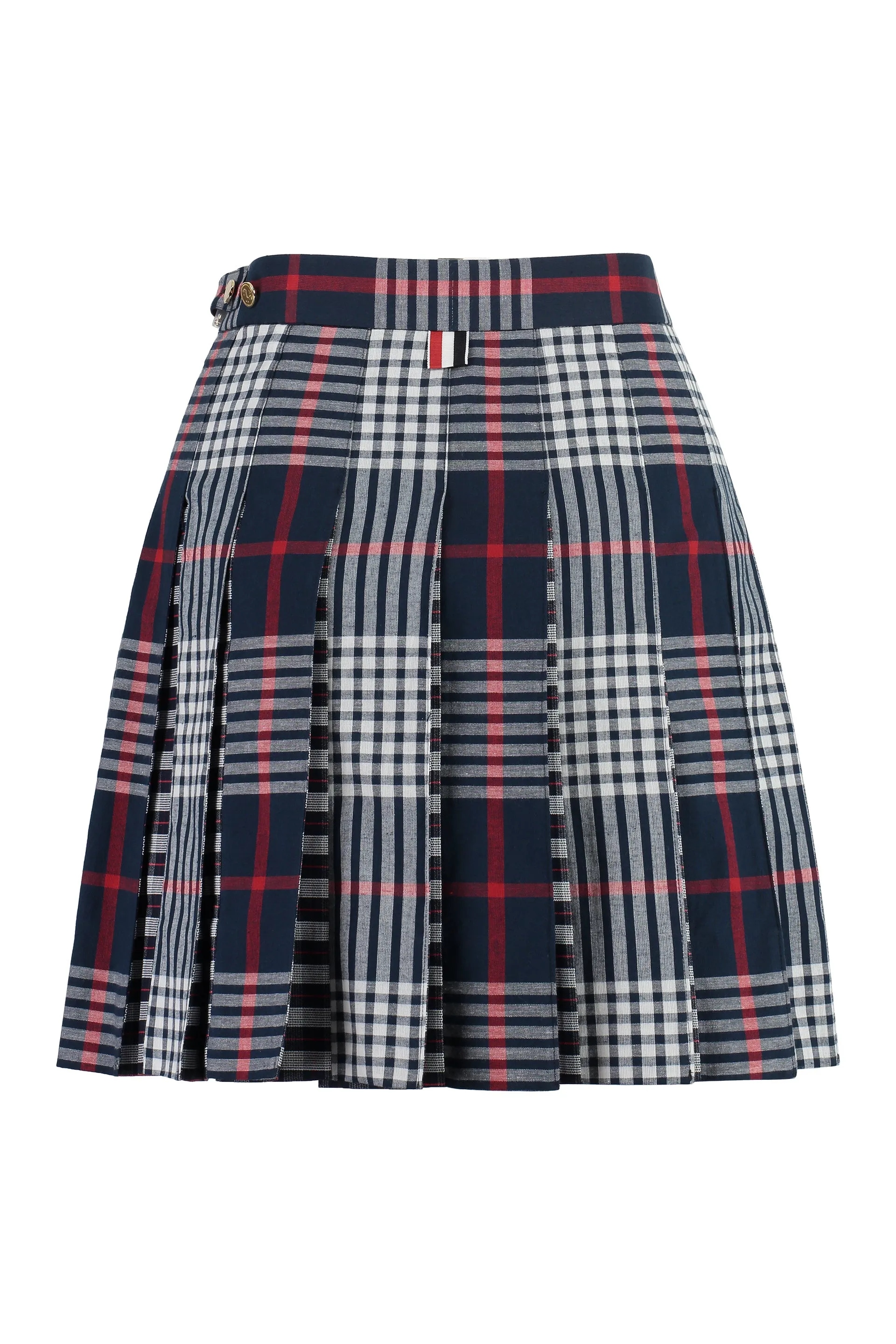 Thom Browne Minigonna a pieghe