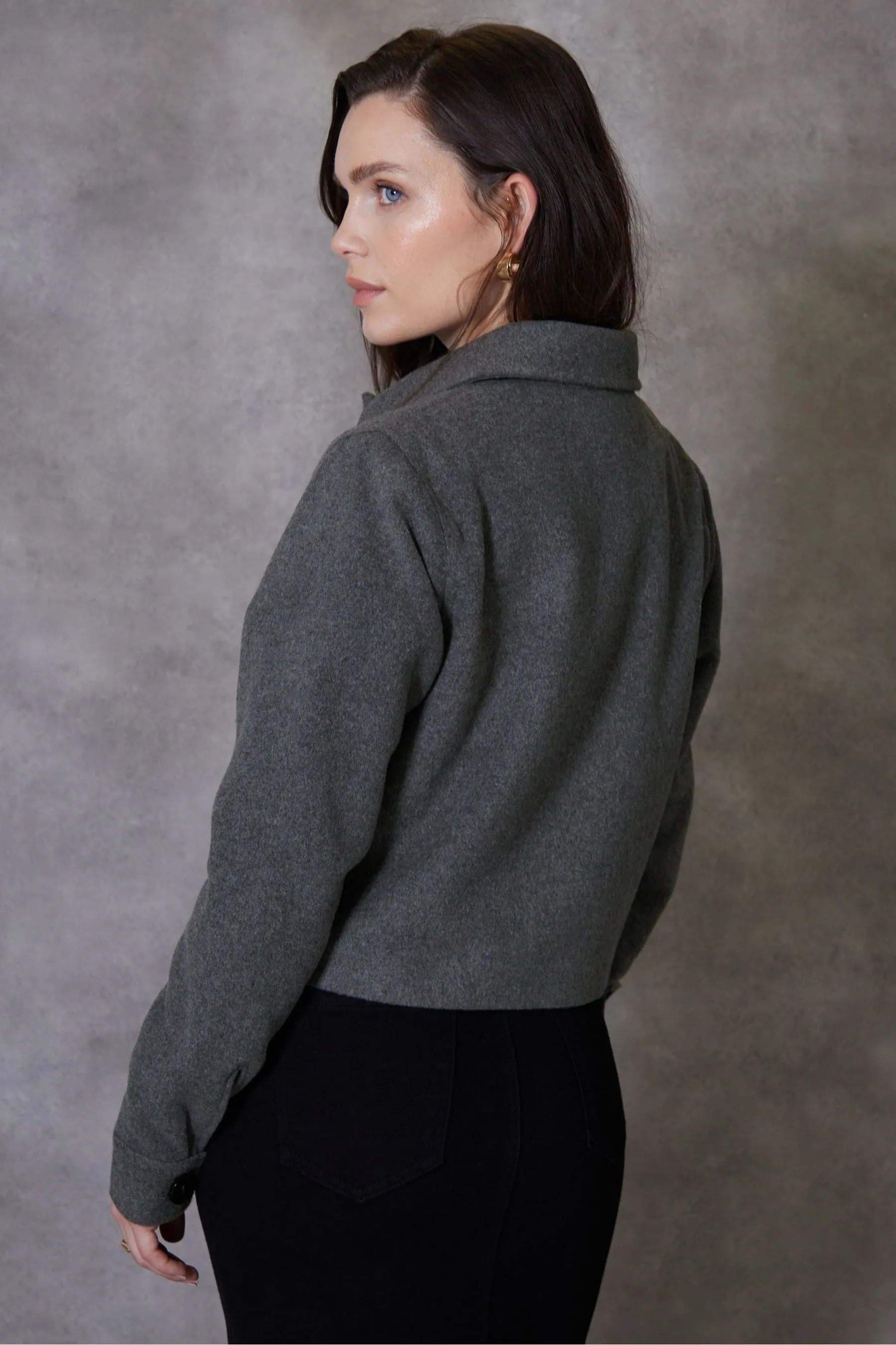 Threadbare - Giacca stile camicia Corto spazzolata