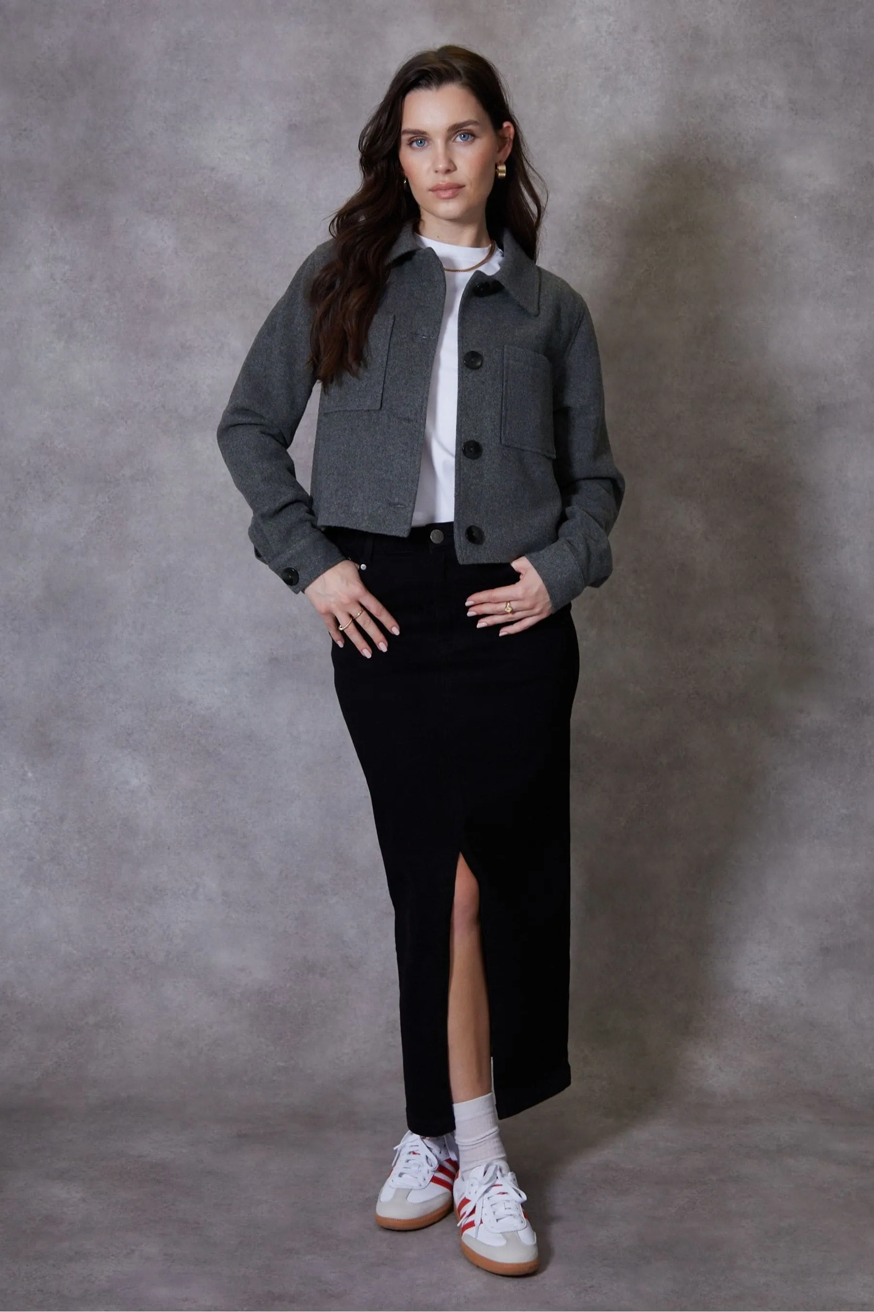 Threadbare - Giacca stile camicia Corto spazzolata
