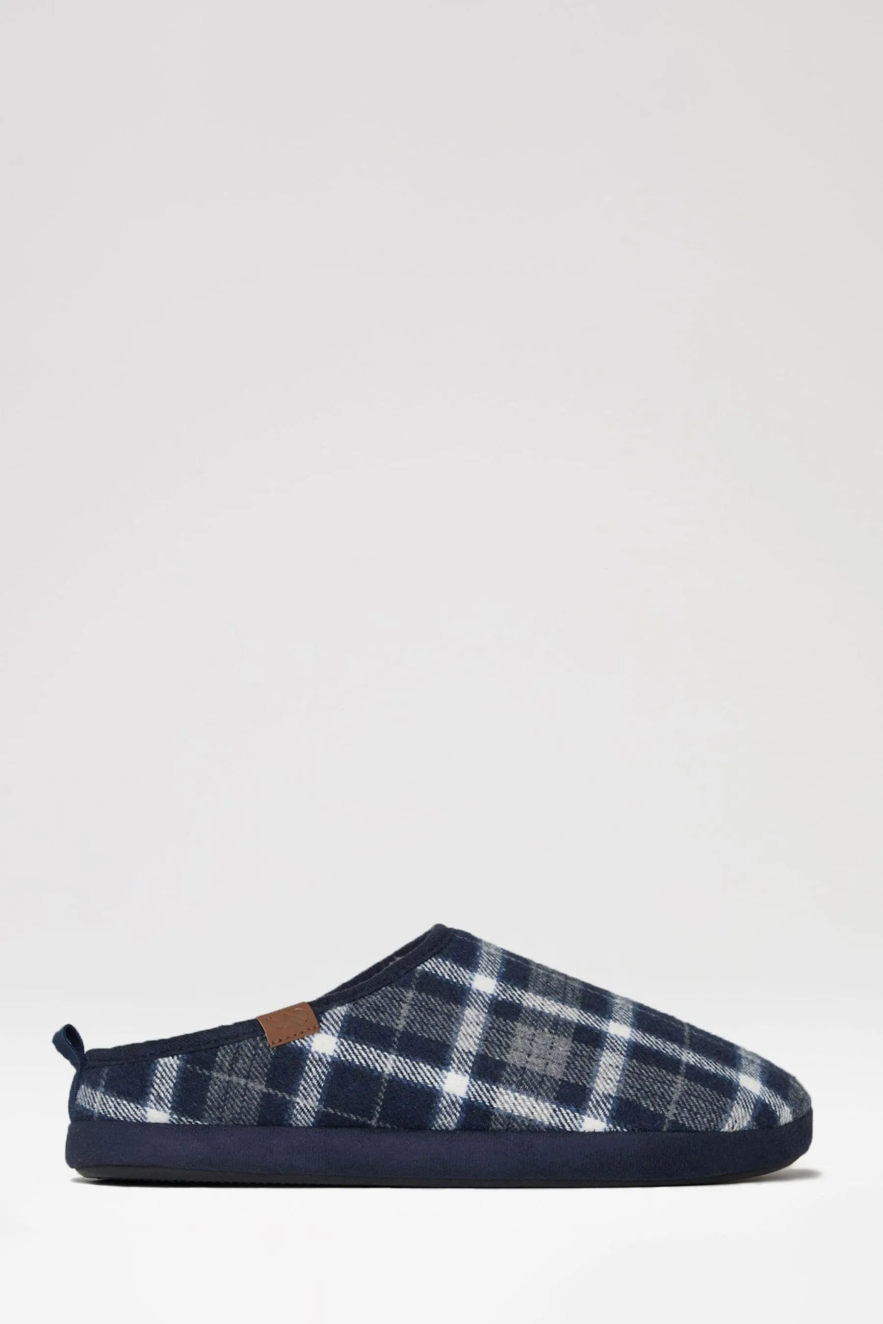 Threadbare - Pantofole in A quadri con fodera in sherpa