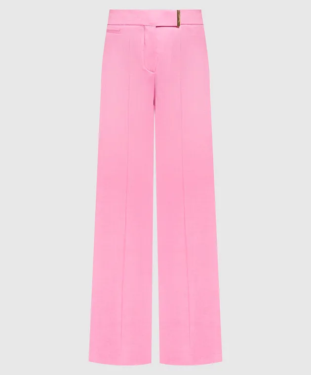 Tom Ford Pantaloni a zampa rosa PAW506FAX1016