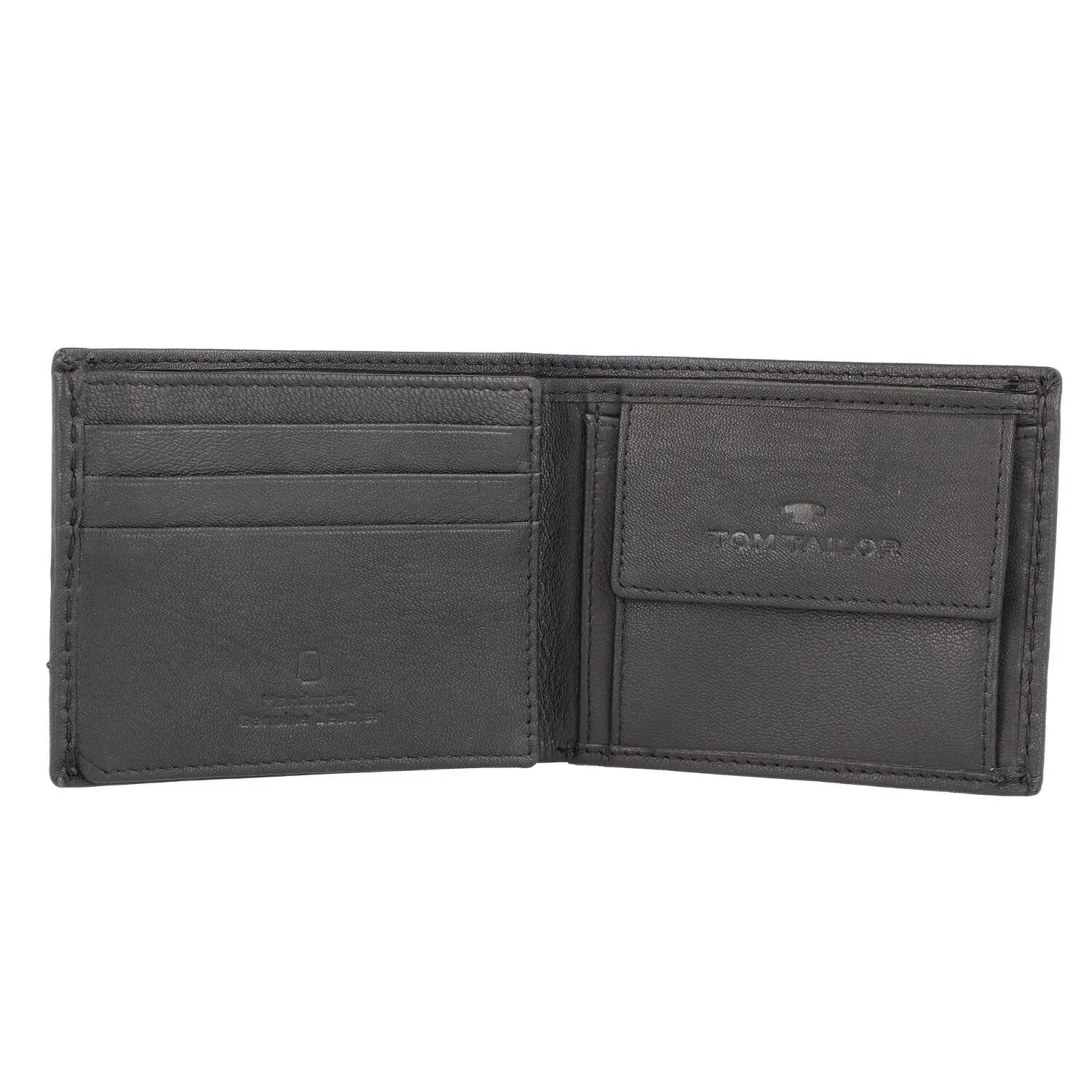 Tom Tailor Portafoglio Kai RFID in pelle 10 cm
