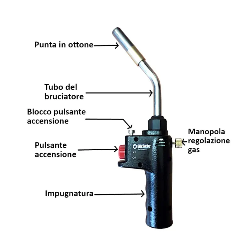 TORCIA CANNELLO POLIFUNZIONALE CGA600 OXYTURBO MAP PRO