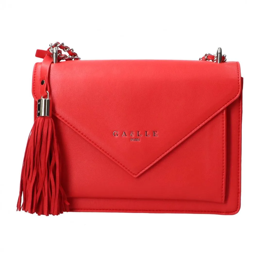 Tracolla ecopelle GBADP4055 Rosso