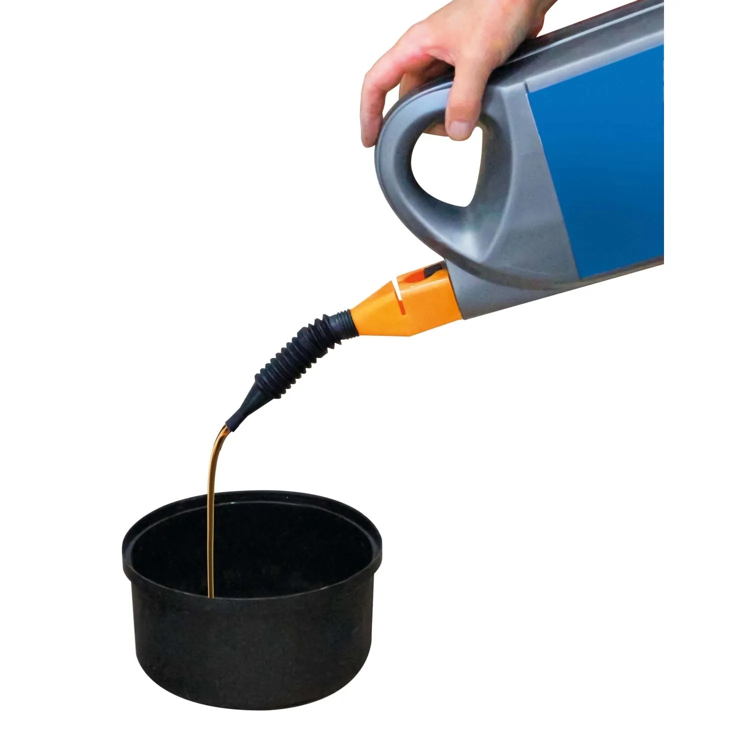 Travasatore universale per liquidi con becco snodato e telescopico