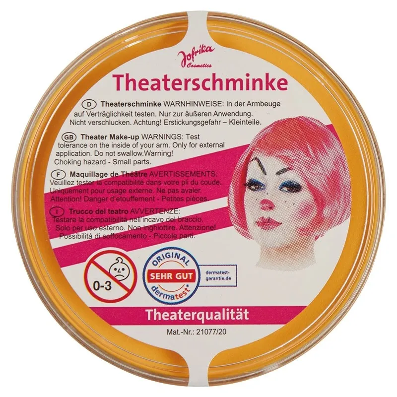 Trucco teatrale giallo Deluxe