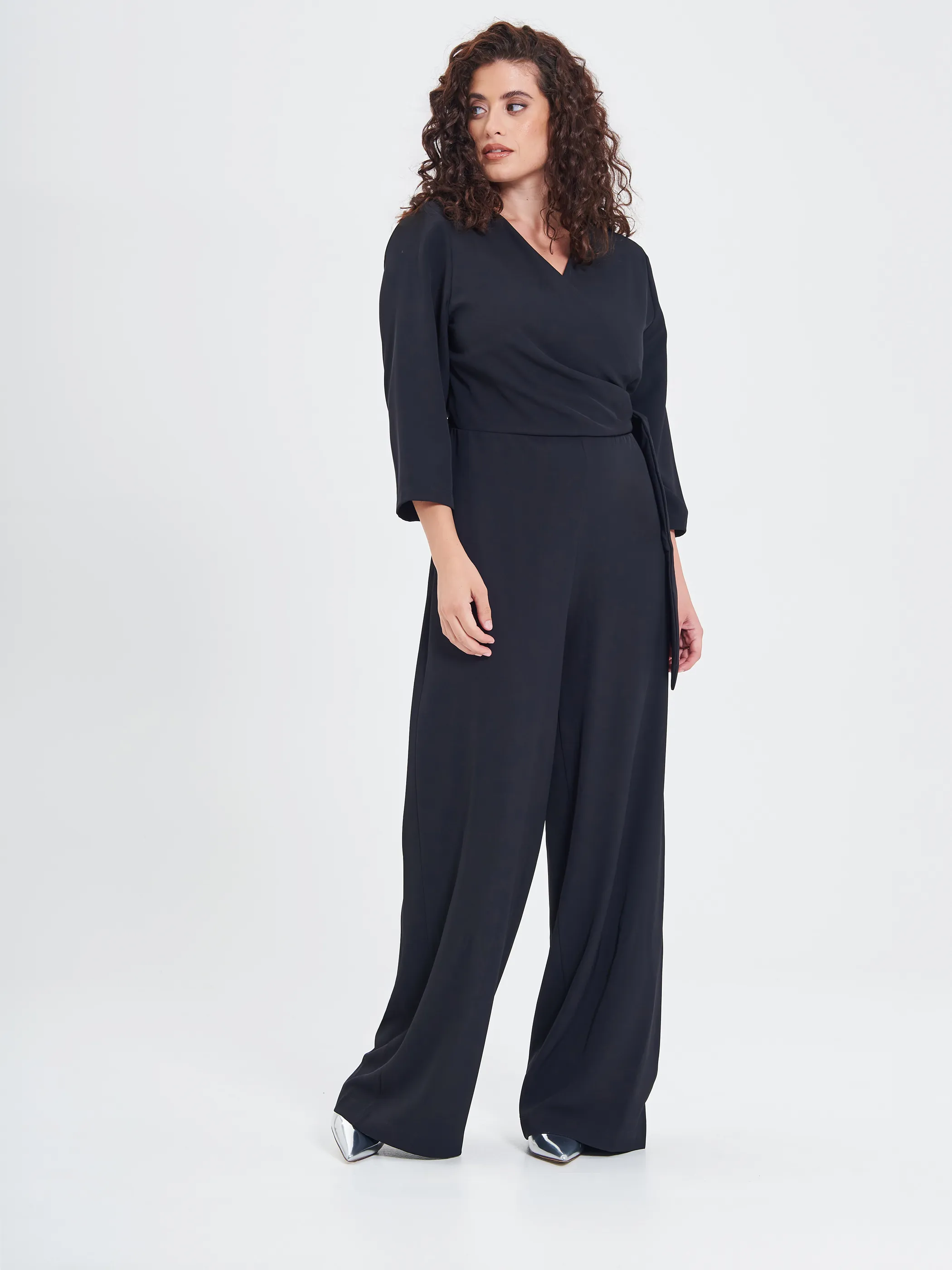      Tuta Curvy Fiocco Nera     