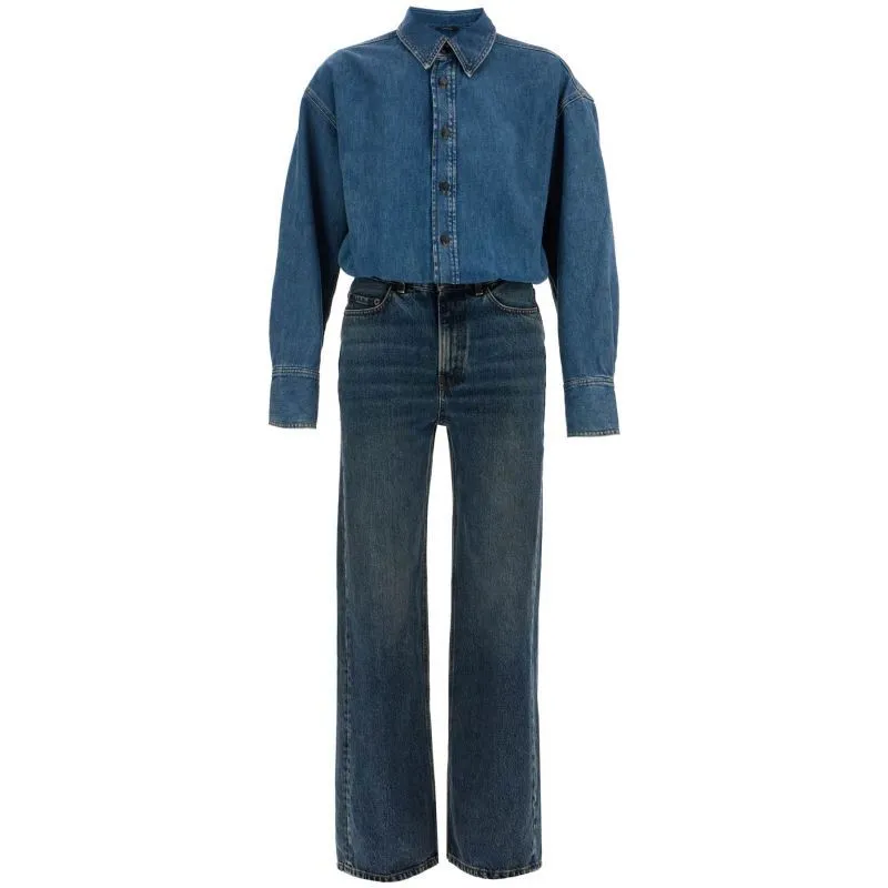 Tuta intera in denim Tessie