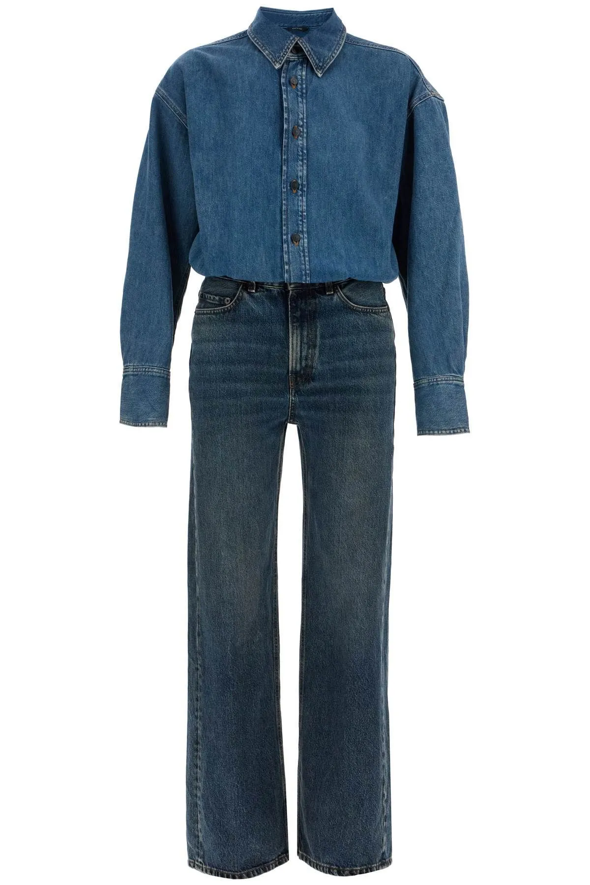 Tuta intera in denim Tessie