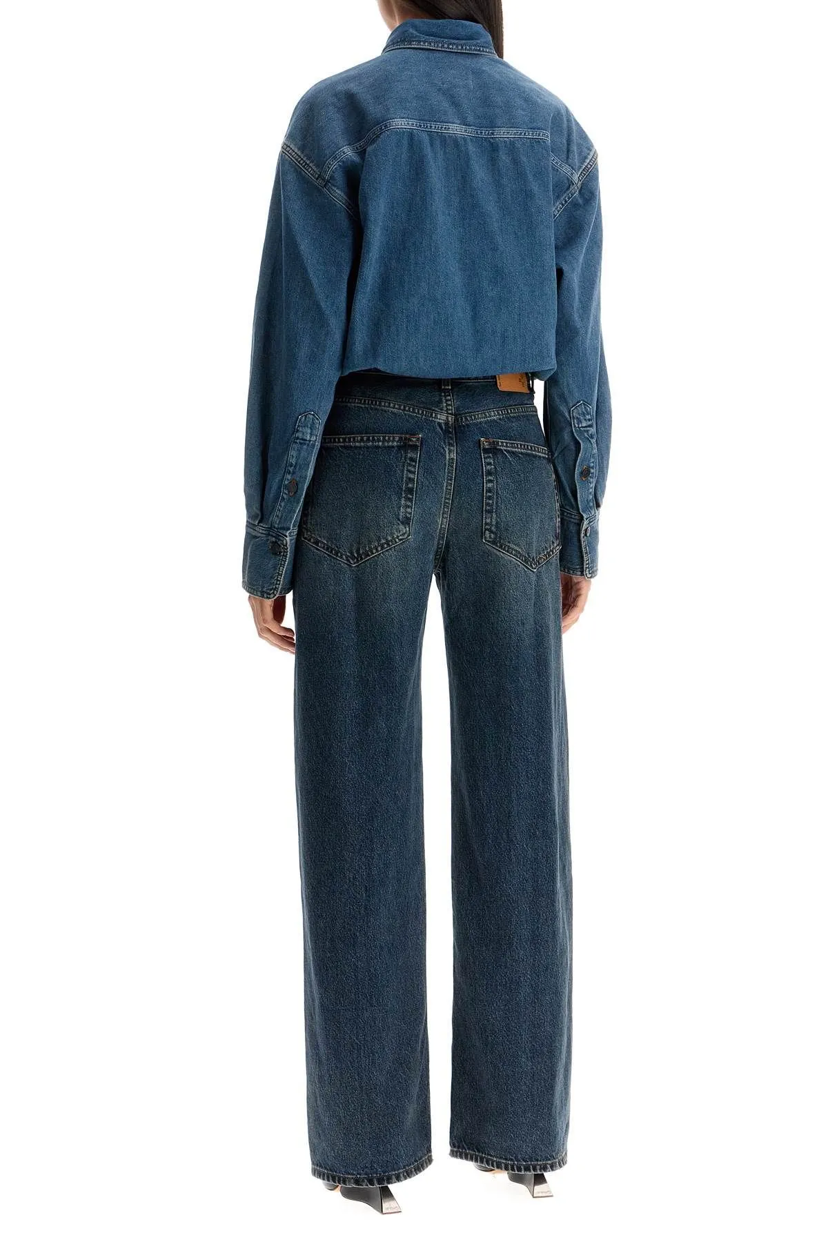 Tuta intera in denim Tessie
