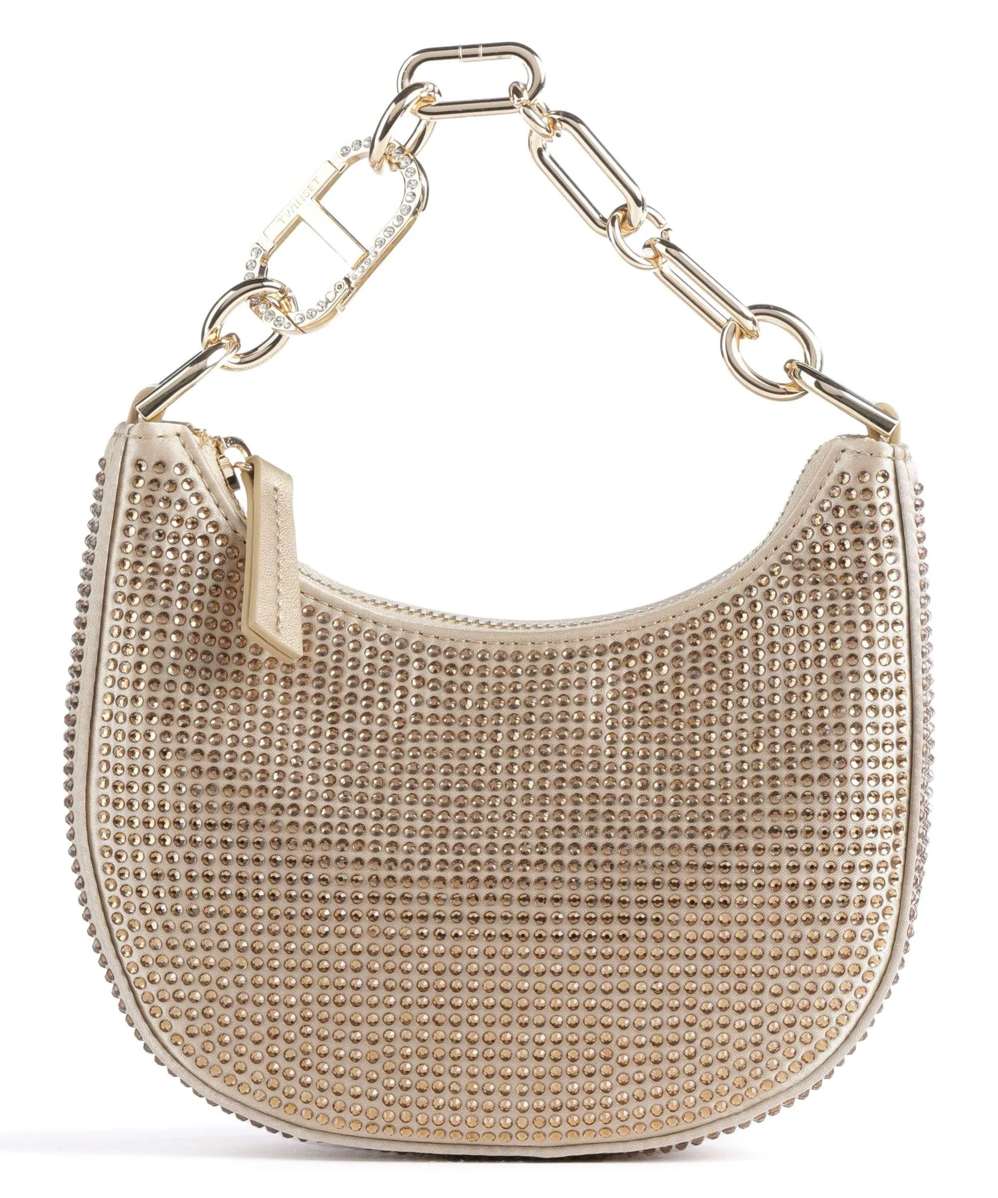  Twinset Party Crossiant Borsa a mano poliestere, poliuretano oro  