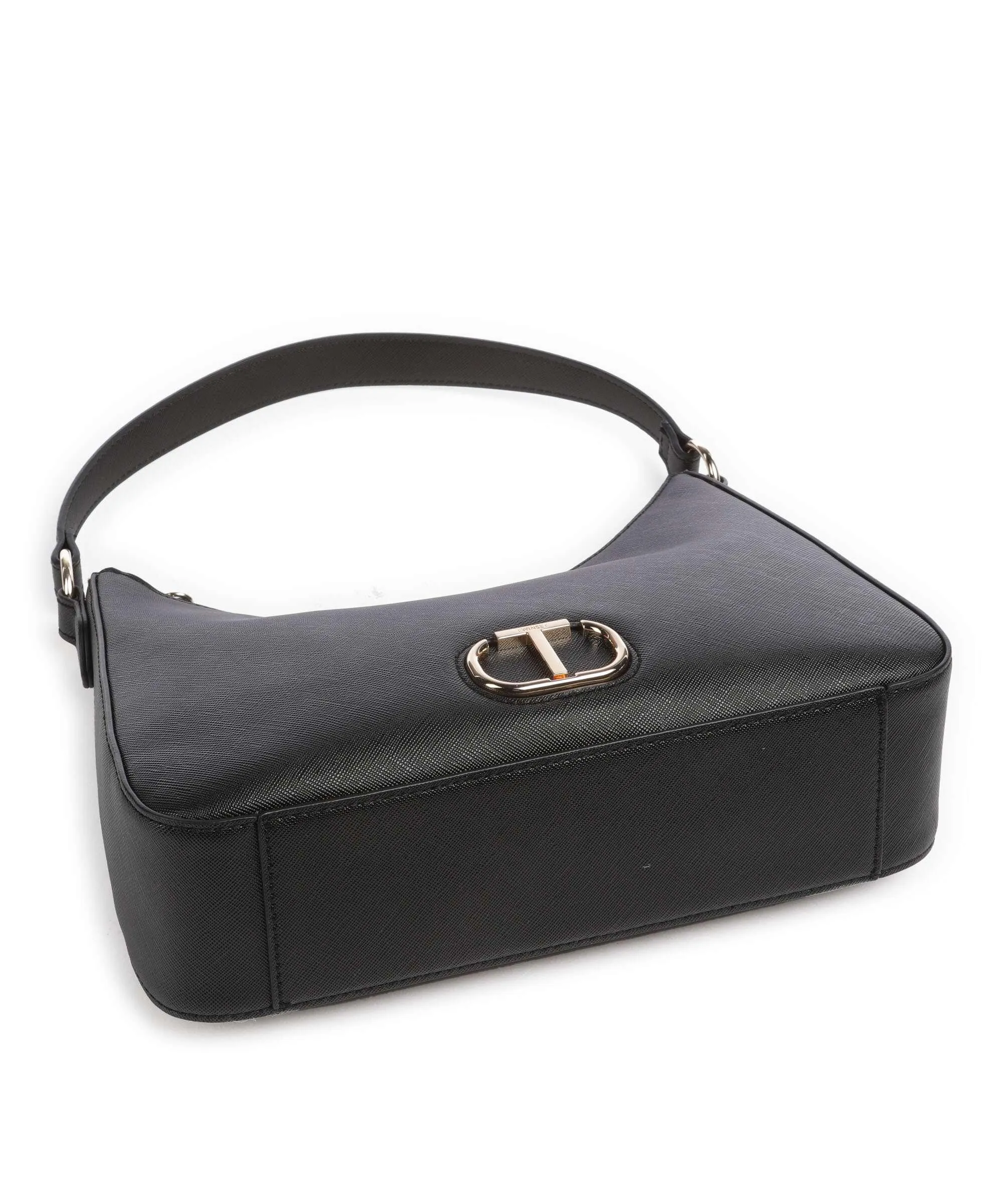 Twinset Saffiano Borsa hobo pelle sintetica nero  