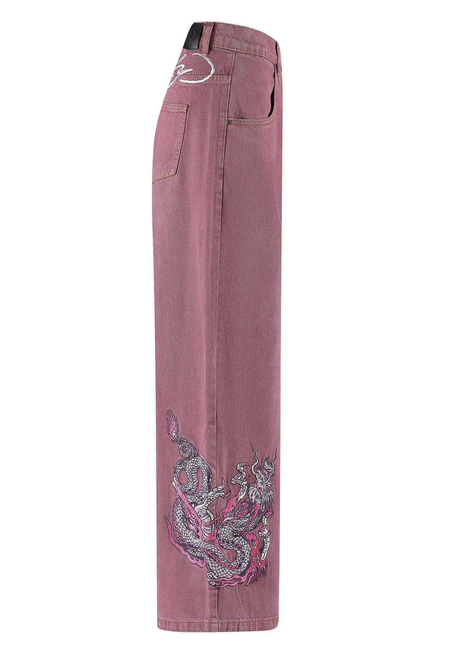TWISTED DRAGON XTRA OVERSIZED - Jeans a zampa