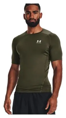 Under Armour HeatGear Khaki Men's Compression Shirt