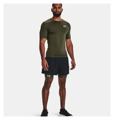Under Armour HeatGear Khaki Men's Compression Shirt