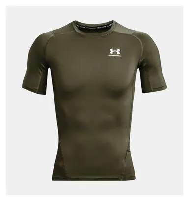 Under Armour HeatGear Khaki Men's Compression Shirt